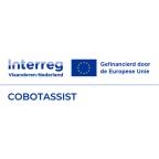 Interreg Vlaanderen-Nederland logo met EU-vlag en tekst "Cobotassist".
